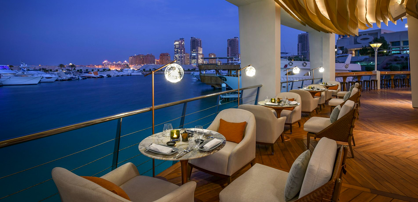 Site Map Restaurant & Lounge at Doha Marina Blounge Doha